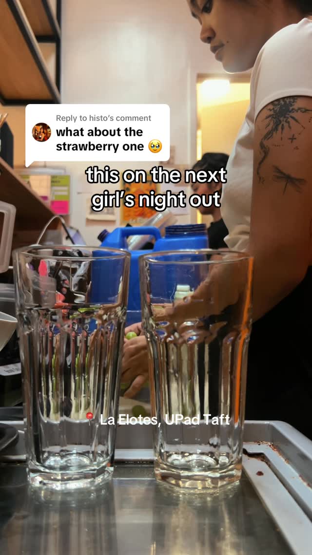 Behind the bar at La Elotes